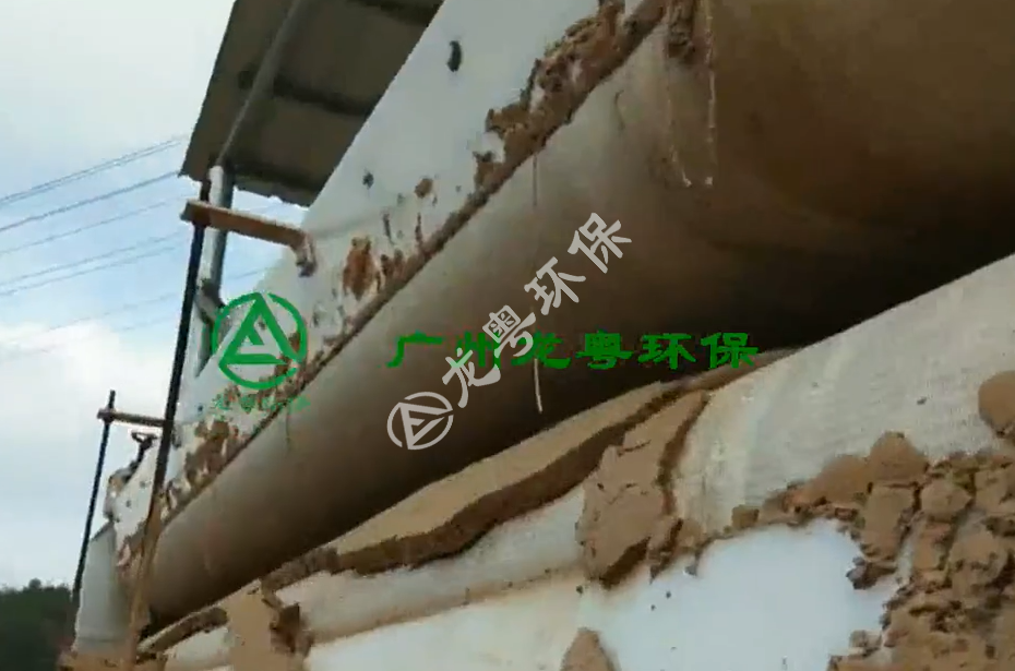 湖南岳陽(yáng)洗沙泥漿脫水案例視頻