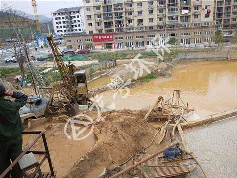 山東打樁泥漿處理案例